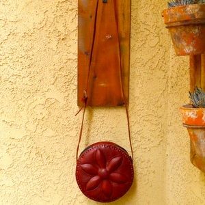 Handmade leather tote new without tag